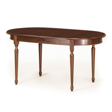 Обеденный стол Натали 3 1360.Светлый орех. Гладкая столешница.