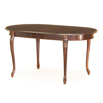 Обеденный стол Натали 4 1360.Светлый орех. Гладкая столешница.