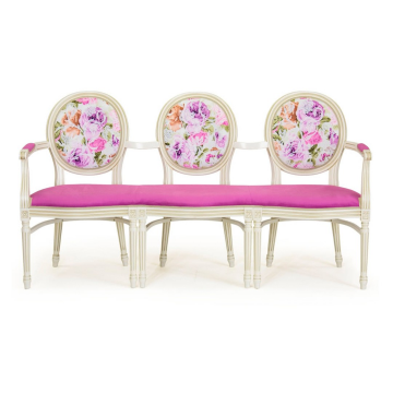 Кресло Луиз 2 трехместное, в ткани 1 категории