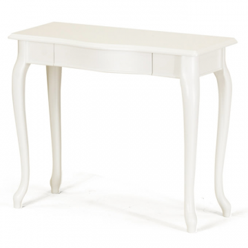 Стол приставка Консоль ПР 1.Эмаль белая. Гладкая столешница.