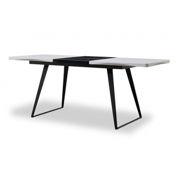 Стол раскладной Vermont, черный/белый