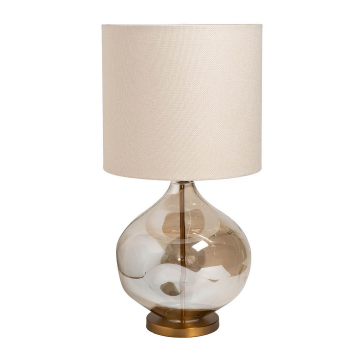 Лампа настольная плафон кремовый Н.83см