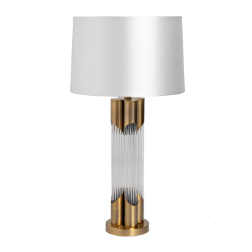 Лампа настольная плафон белый Н.77,5см