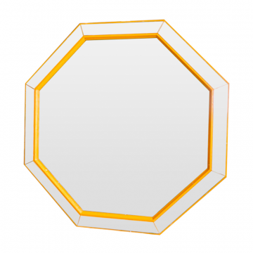 Зеркало Yellow Octagon