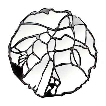 Зеркало Roots Black