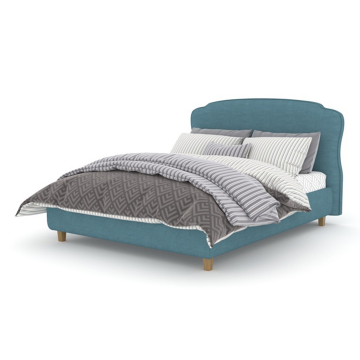 Кровать с подъемным механизмом Оскар Box High 200х200 в ткани 4 категории