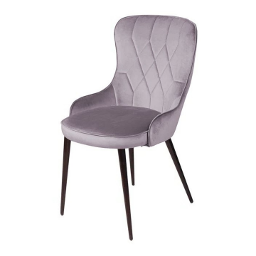 Стул Leonardo, бархат светло-серый 26 80794