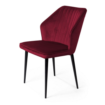 Стул Berg, бархат винно-красный 16 81271