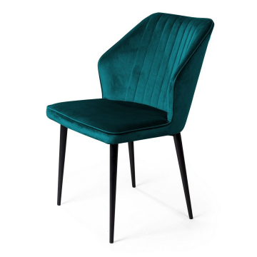 Стул Berg, бархат бирюзовый 87 80503