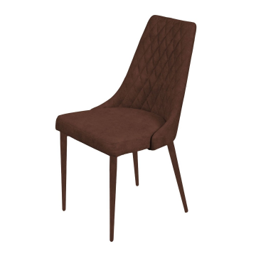 Стул CONNOR LUXE, бархат коричневый 12/конус 78283