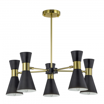 Люстра Elisium 5 black