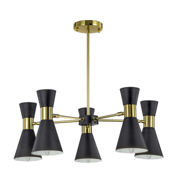 Люстра Elisium 5 black