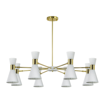 Люстра Elisium 8 white