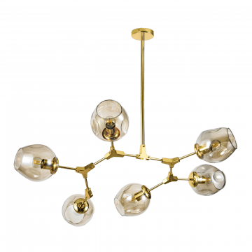 Люстра Branching 6 gold
