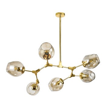 Люстра Branching 6 gold