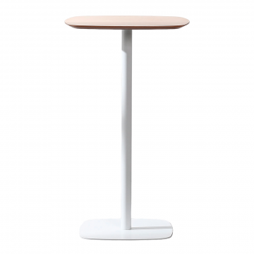 Стол барный Form 60*60 светлое дерево/белый