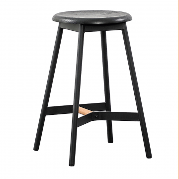 Стул полубарный Knobb черный