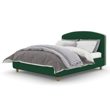 Кровать с подъемным механизмом Лесли Box High 140х200 в ткани 4 категории