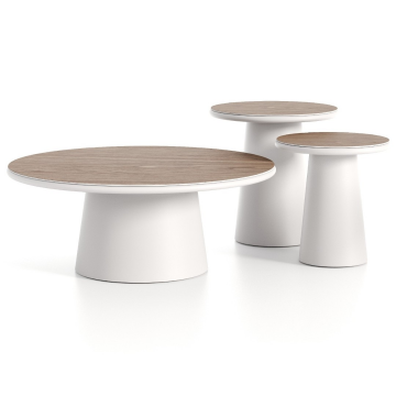 Журнальный стол Орбита-М, D=50, Шпон дуба