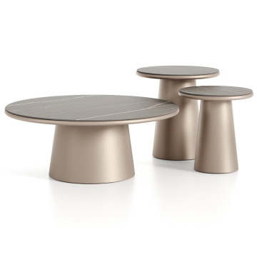 Журнальный стол Орбита-М, D=90, Шпон дуба