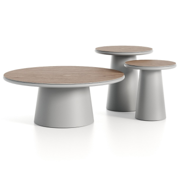 Журнальный стол Орбита-М, D=100, Шпон дуба