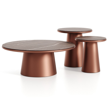 Журнальный стол Орбита-М, D=80, FENIX NTM / HPL