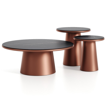 Журнальный стол Орбита-М, D=130, FENIX NTM / HPL