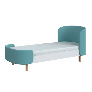 Кровать KIDI Soft для детей от 3 до 7 лет (бирюзовый)