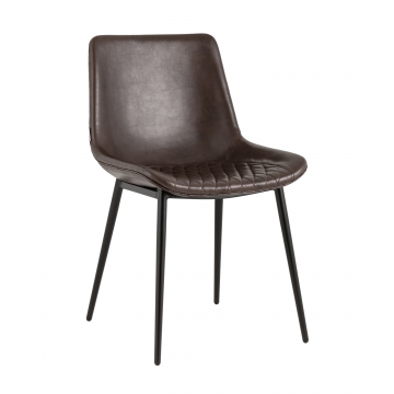 Стул Деймон экокожа коричневый