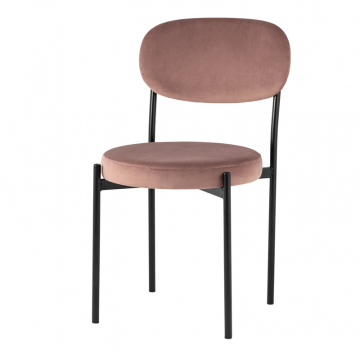 Стул Бриф NEW велюр пыльно-розовый