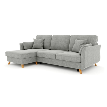 Диван-кровать Коко слипинг с шезлонгом Левый угол в ткани 4 категории