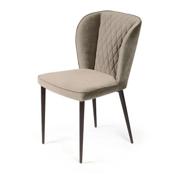 Стул Next, бархат пепельно-бежевый 25 18461