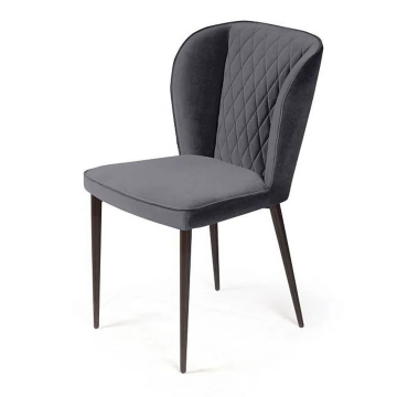 Стул Next, бархат серый 27 18462