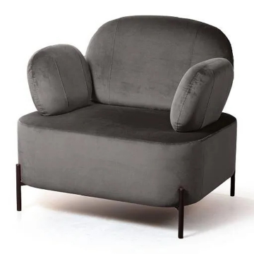 Кресло Dandy, бархат антрацит 14 18465