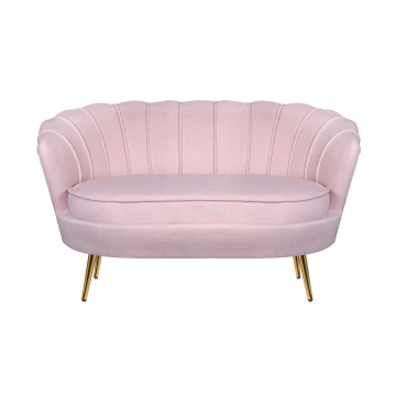 Розовый диван Pearl double pink (Двухместный)