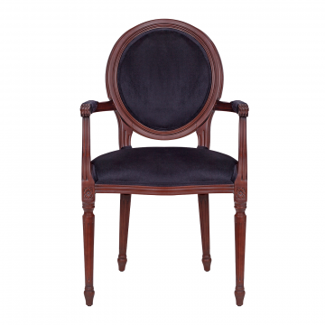 Стул Delo Kora arm black (C подлокотниками)