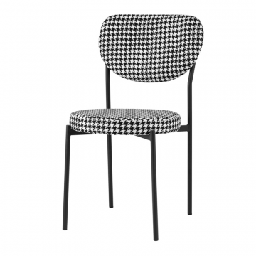 Стул Барбара черно-белый