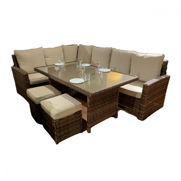 ZORRO коричневый комплект мебели из искусственного ротанга