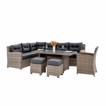 Угловой комплект Genry из искусственного ротанга