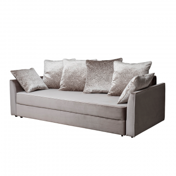 Диван Mores(K)кант трехмест.раскл. вельвет беж. Velv SBEG+Velv ECRU+Umbr SBEG 226*103*94