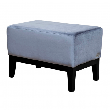 Банкетка Stella 60 прямоугольная синяя Velv Sin 60*38*40см