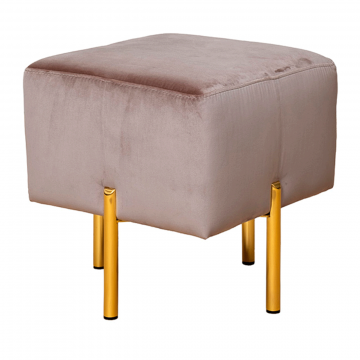 Пуф Mario вельвет св.бежевый Velv SBEG 42*42*44см