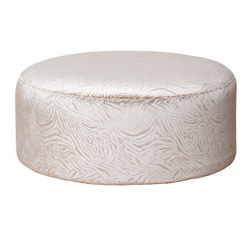 Пуф круглый Murano 80 вельвет принт бежевый Umbr SBEG 80*80*33см