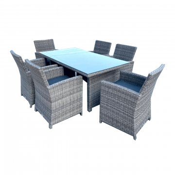 Обеденный комплект FIONA из искусственного ротанга