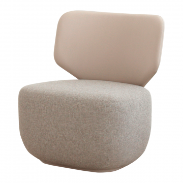 Кресло Ellipse E5.2 (бежевый, экокожа, рогожка)