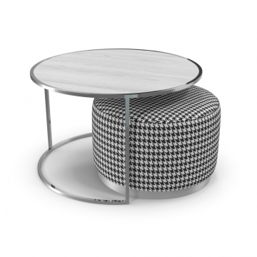 Набор из кофейного столика и пуфа Modern KZ-cT059