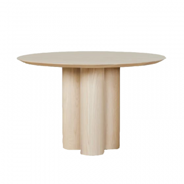 Стол обеденный круглый Sahara Desert арт. 001 цвет: Выбеленный дуб