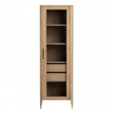 Витрина Type oak стеклянная высота 200 см R (натуральный дуб)