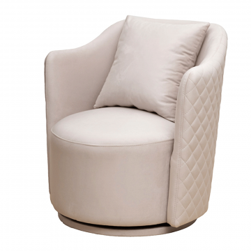 Кресло Verona Basic вращающееся велюр беж. Colt002-BEG 70*77*80см