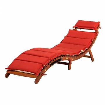 Шезлонг-лежак AFM-803A Beige-Terracotta